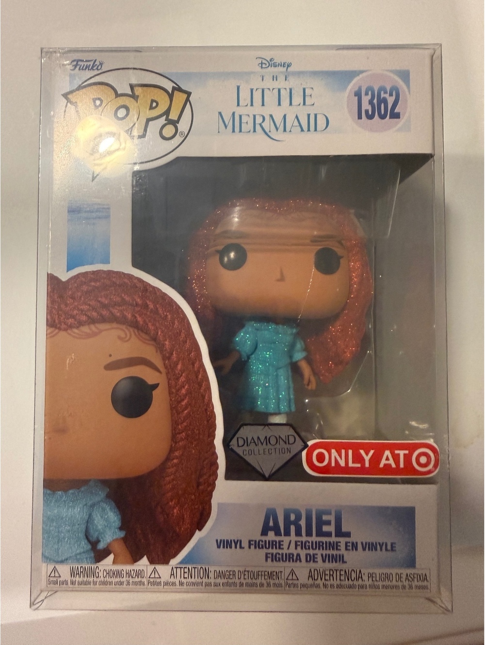 Funko Pop! Disney The Little Mermaid Ariel #1362 Diamond Collection Target